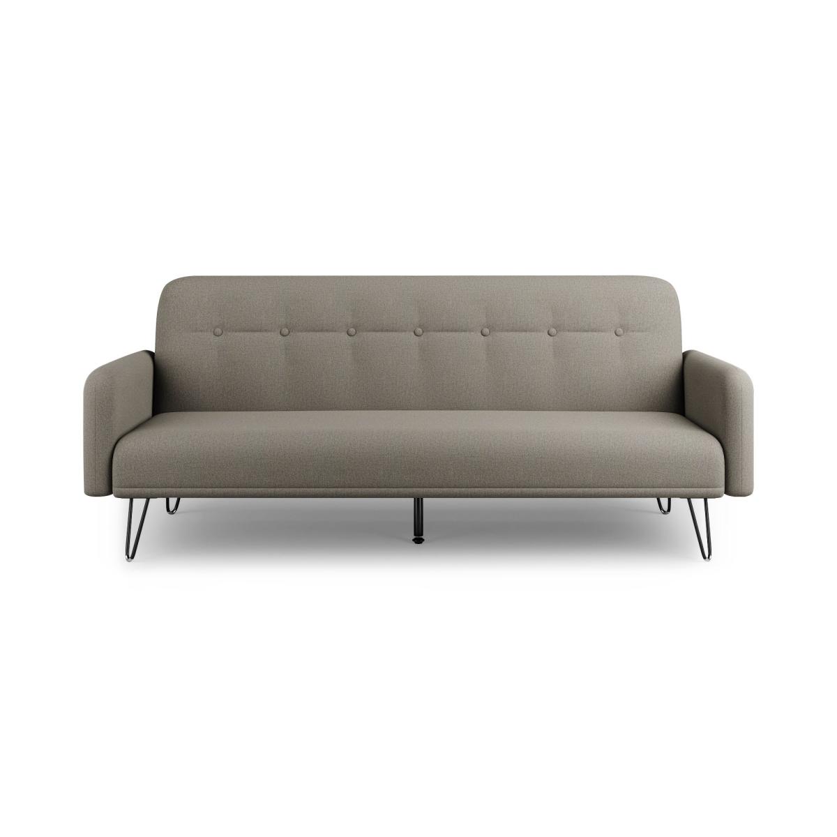 Marnie Flatweave Click Clac Sofa Bed Grey – image 5