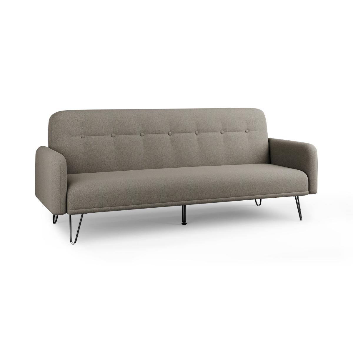 Marnie Flatweave Click Clac Sofa Bed Grey – image 6