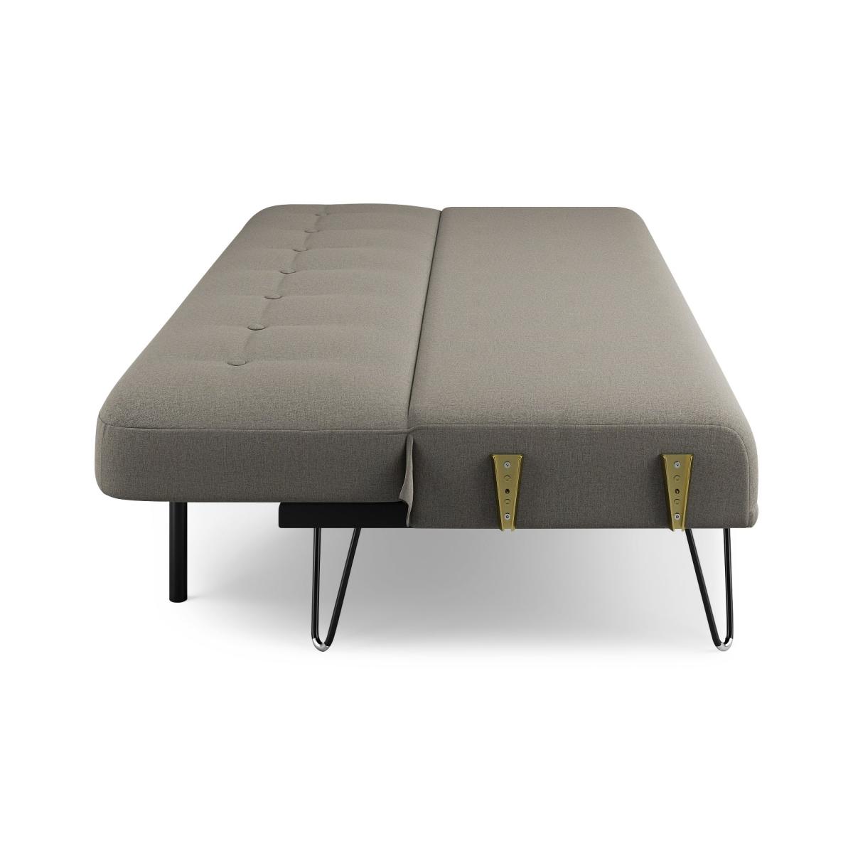 Marnie Flatweave Click Clac Sofa Bed Grey – image 7
