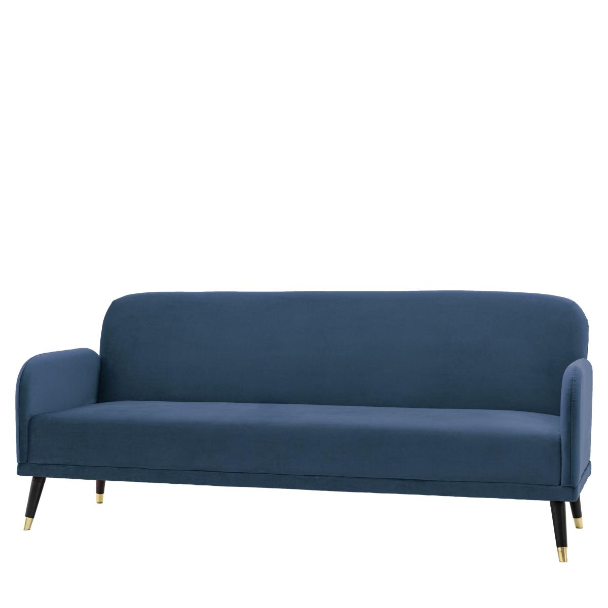 Denver Fabric Sofa Bed Cyan (Blue) – image 2