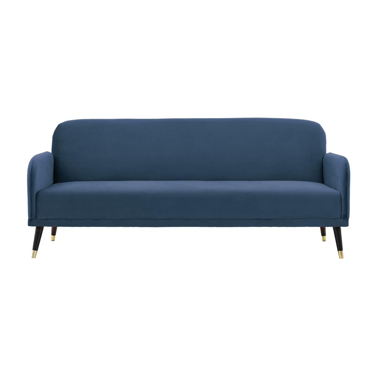 Denver Fabric Sofa Bed Cyan (Blue) – image 1
