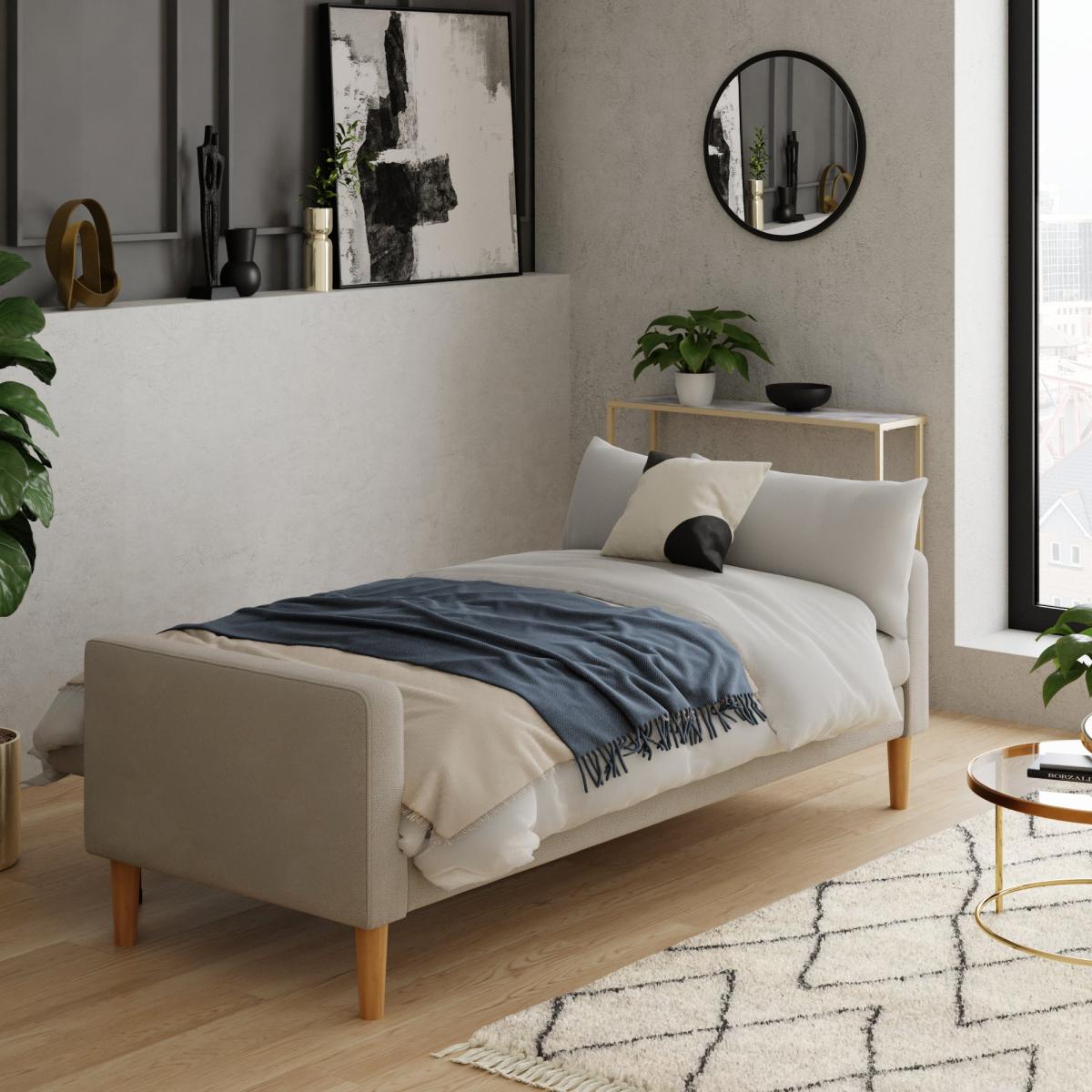 Jacob Sherpa Sofa Bed Ivory Cream – image 4