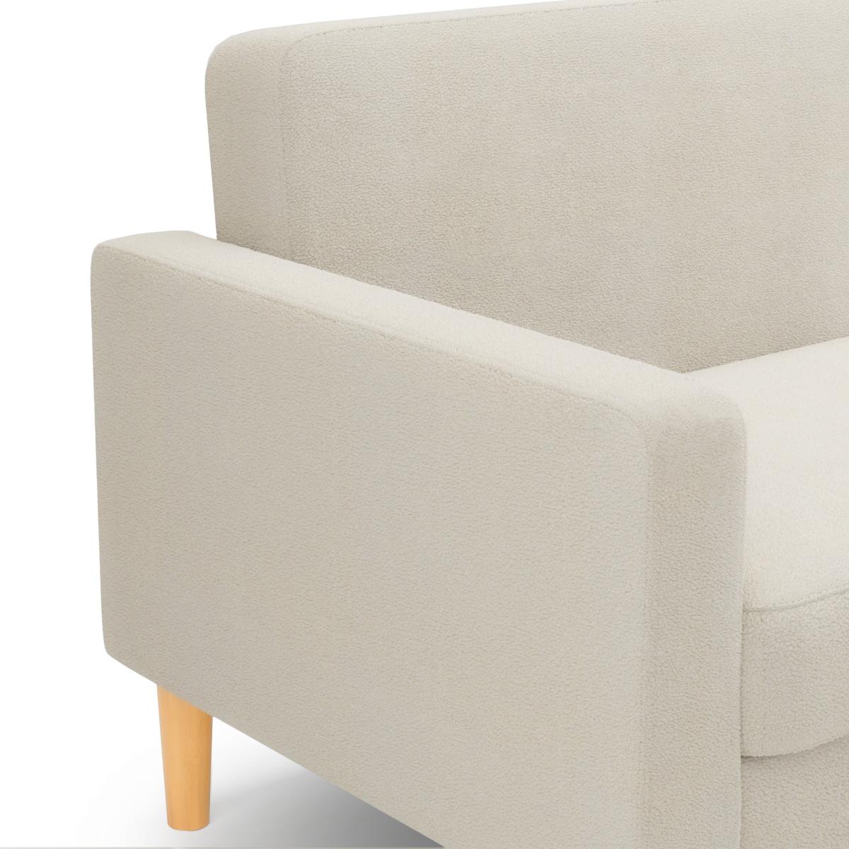 Jacob Sherpa Sofa Bed Ivory Cream – image 8
