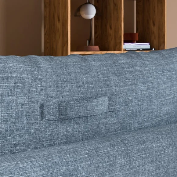Nolan Faux Linen Snuggle Single Sofa Bed – image 4