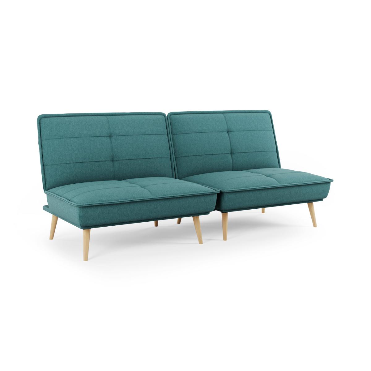 Frankie Split Flatweave Sofa Bed Teal (Green) – image 8