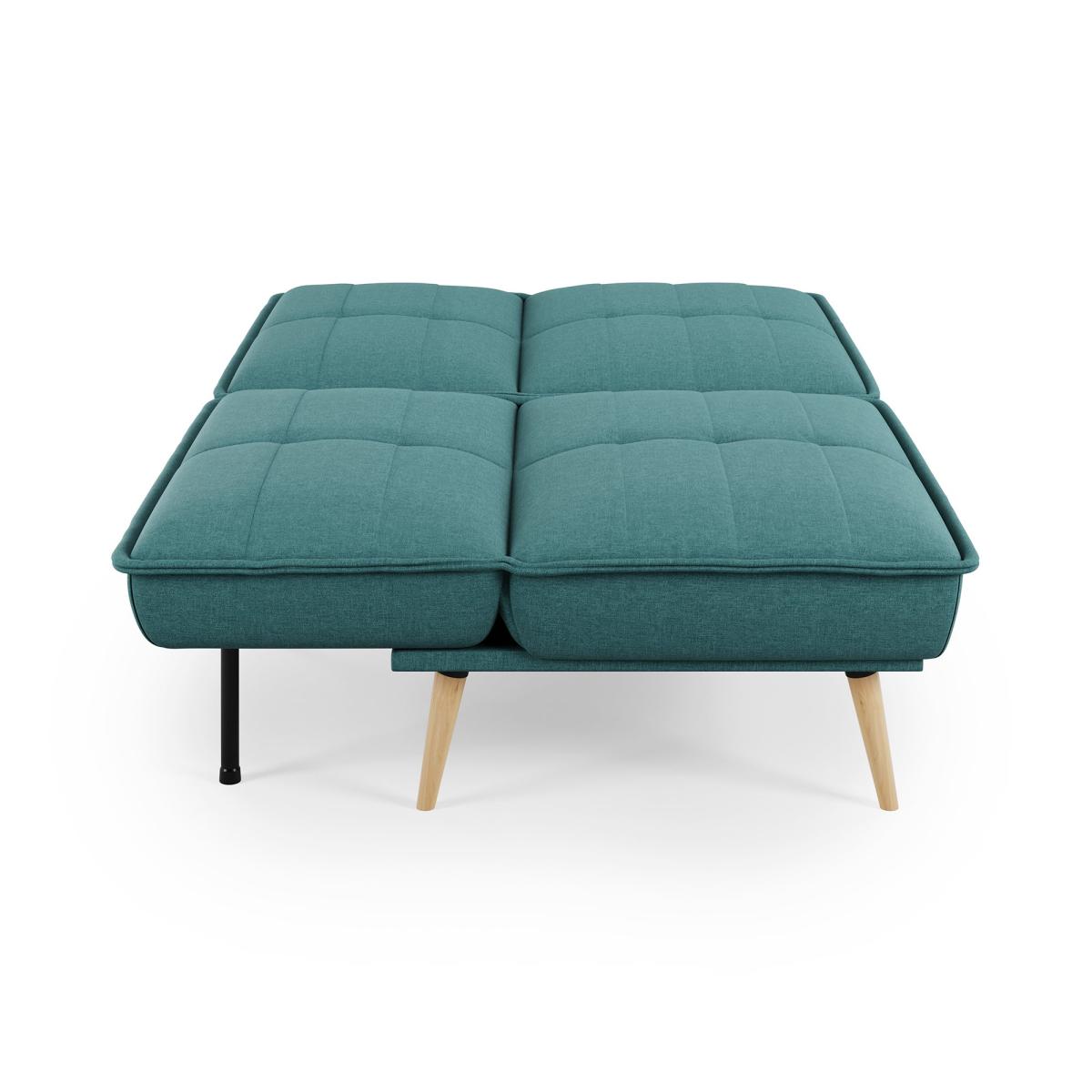 Frankie Split Flatweave Sofa Bed Teal (Green) – image 9
