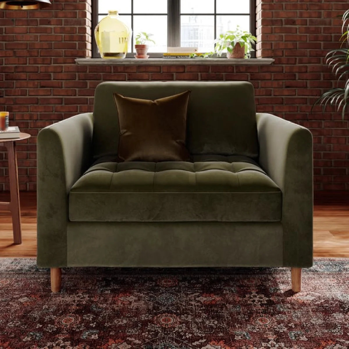 Max Velvet Single Snuggle Sofa Bed – image 2