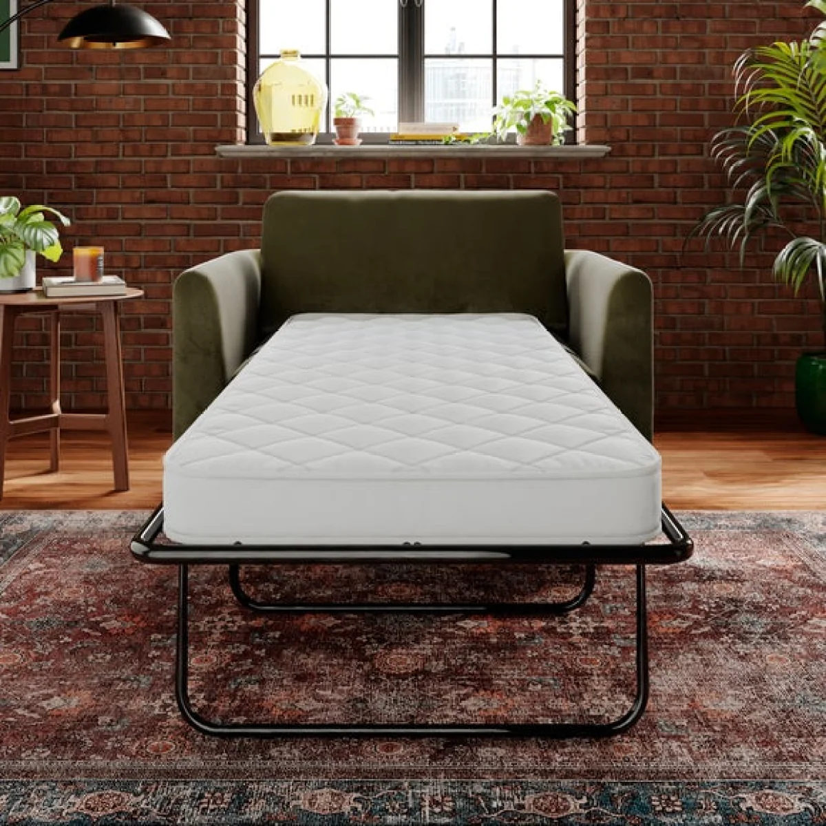 Max Velvet Single Snuggle Sofa Bed – image 9