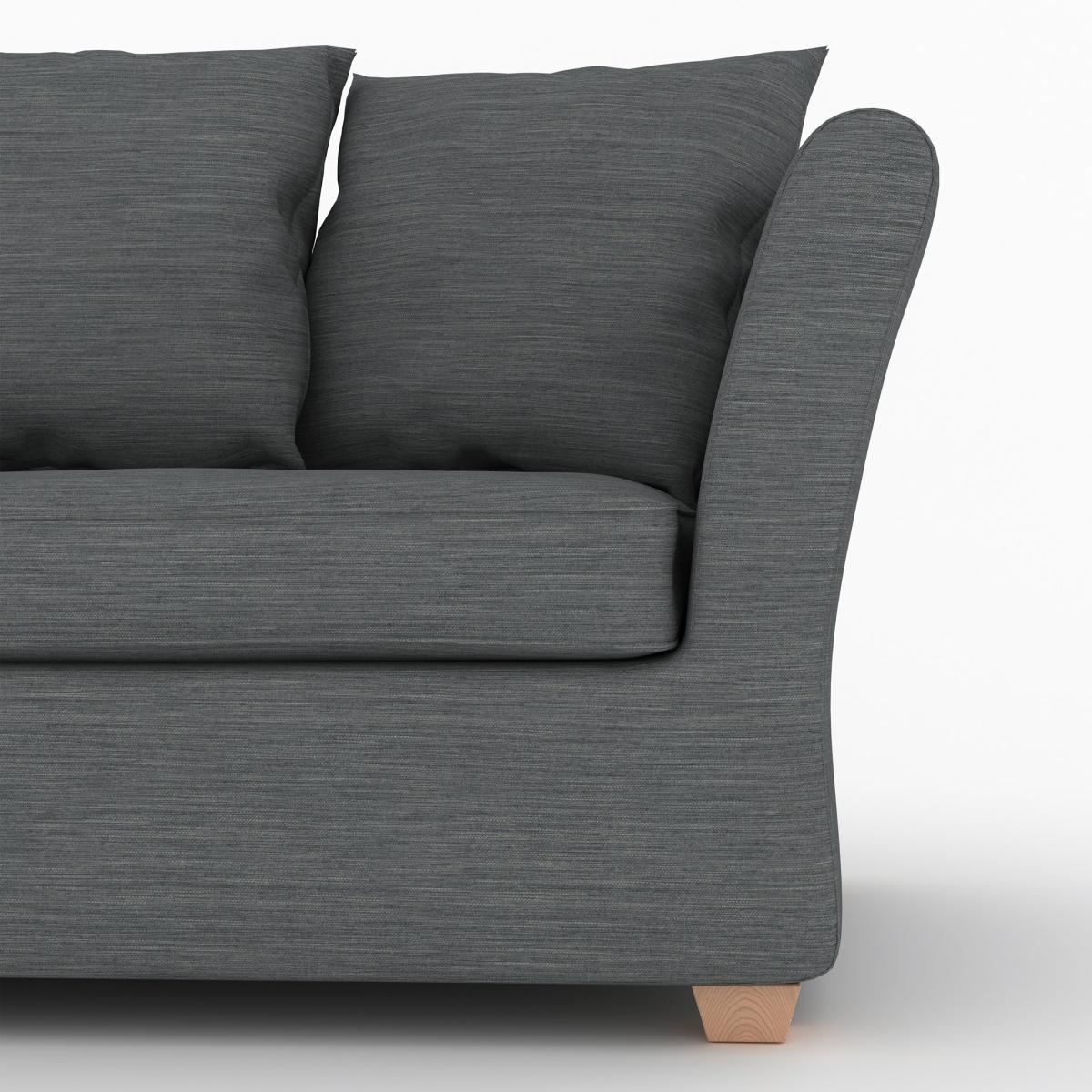 Emmett Flatweave Sofa Bed Flatweave Blue Stone – image 6