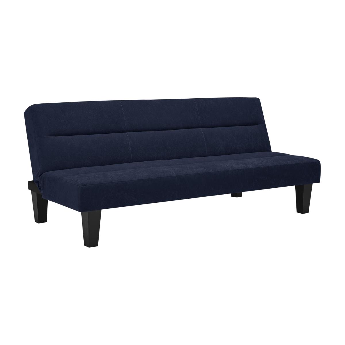 Kebo Velvet Clic Clac Sofa Bed Navy – image 1