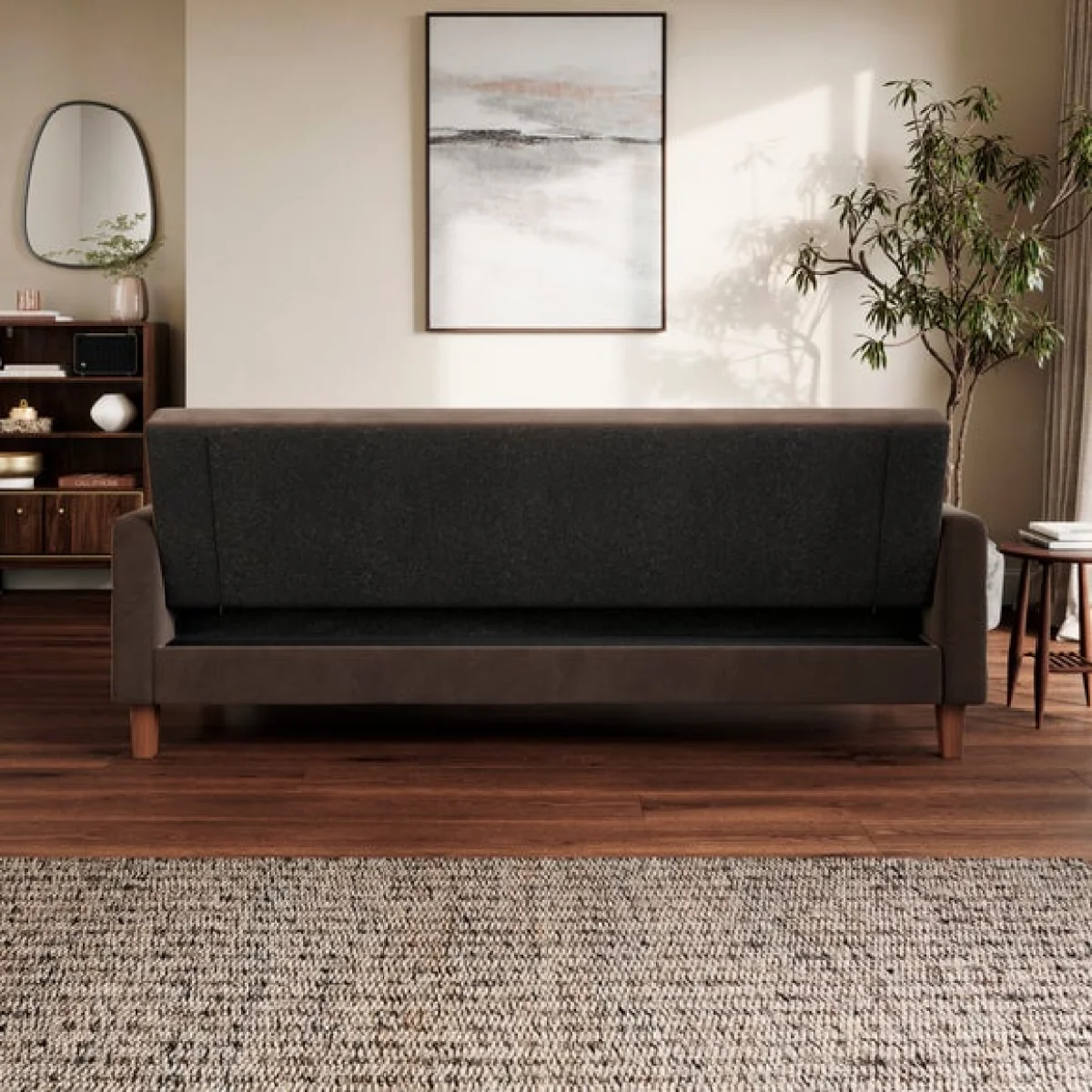 Harlow Velvet Storage Double Sofa Bed – image 9