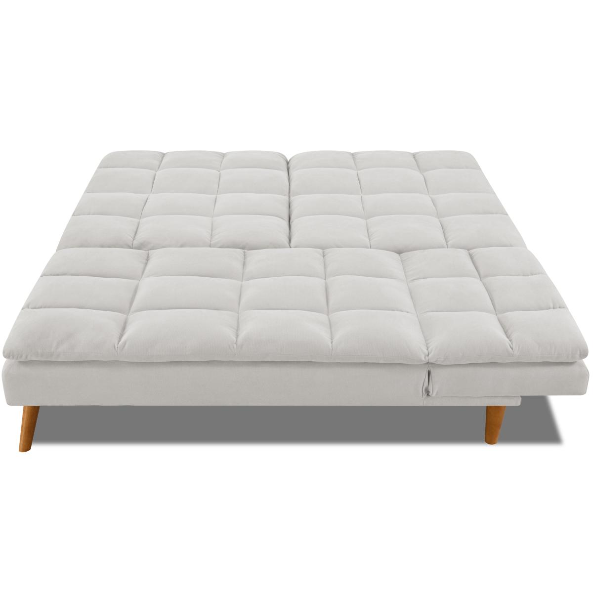 Cloud Fabric Sofa Bed Cream – image 7