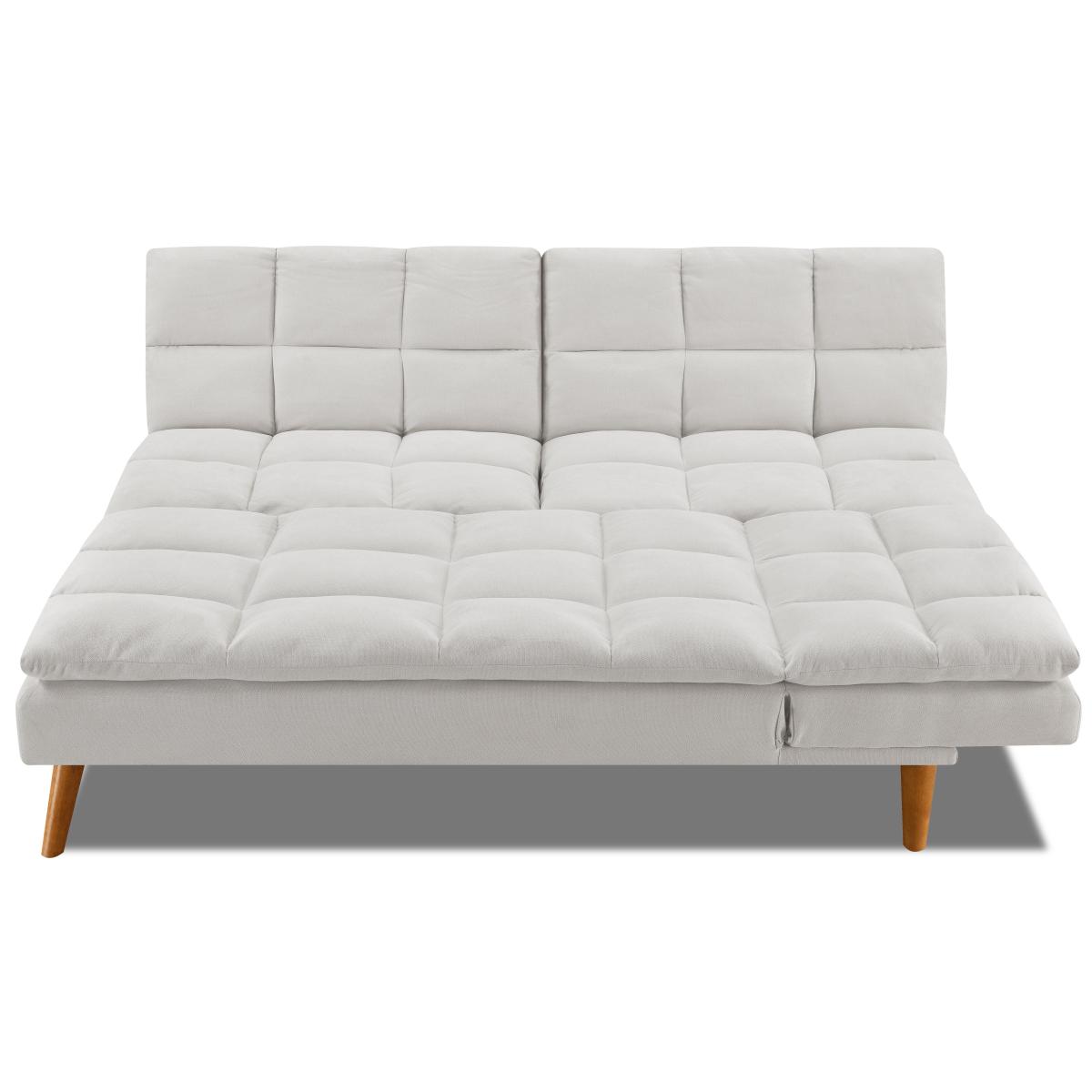 Cloud Fabric Sofa Bed Cream – image 8
