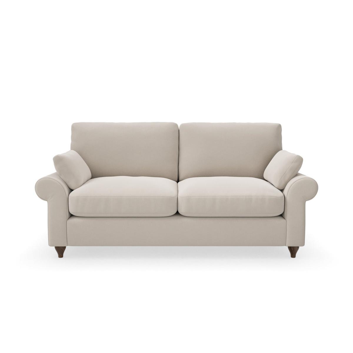 Salisbury Luxury Velvet 2 Seater Sofa Bed Luxury Velvet Natural – image 4