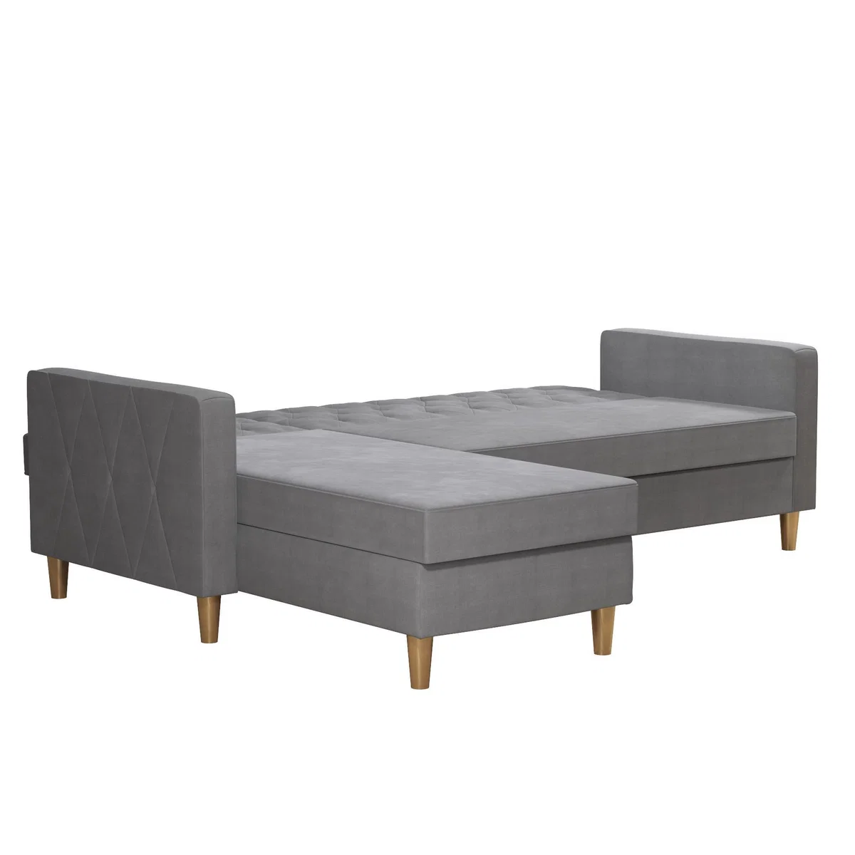 Cosmo Liberty Chenille Futon Grey – image 7