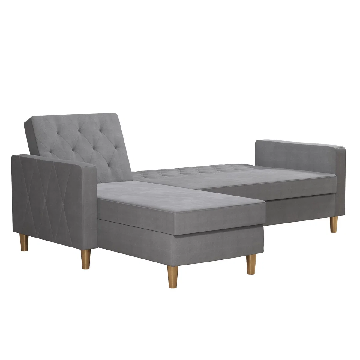 Cosmo Liberty Chenille Futon Grey – image 8