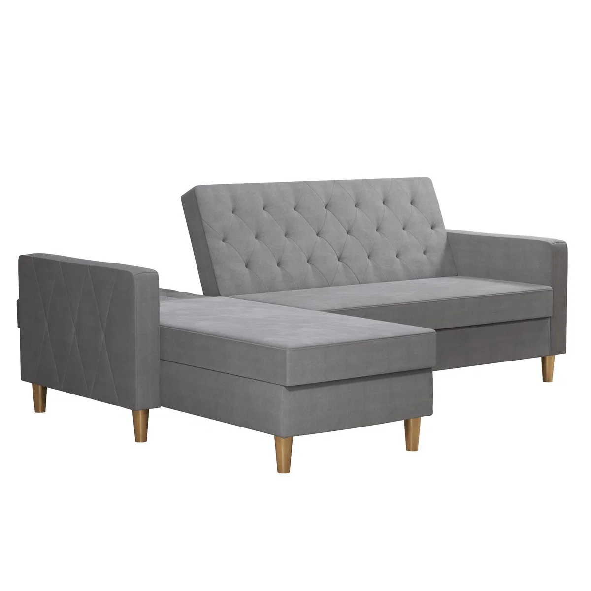 Cosmo Liberty Chenille Futon Grey – image 9