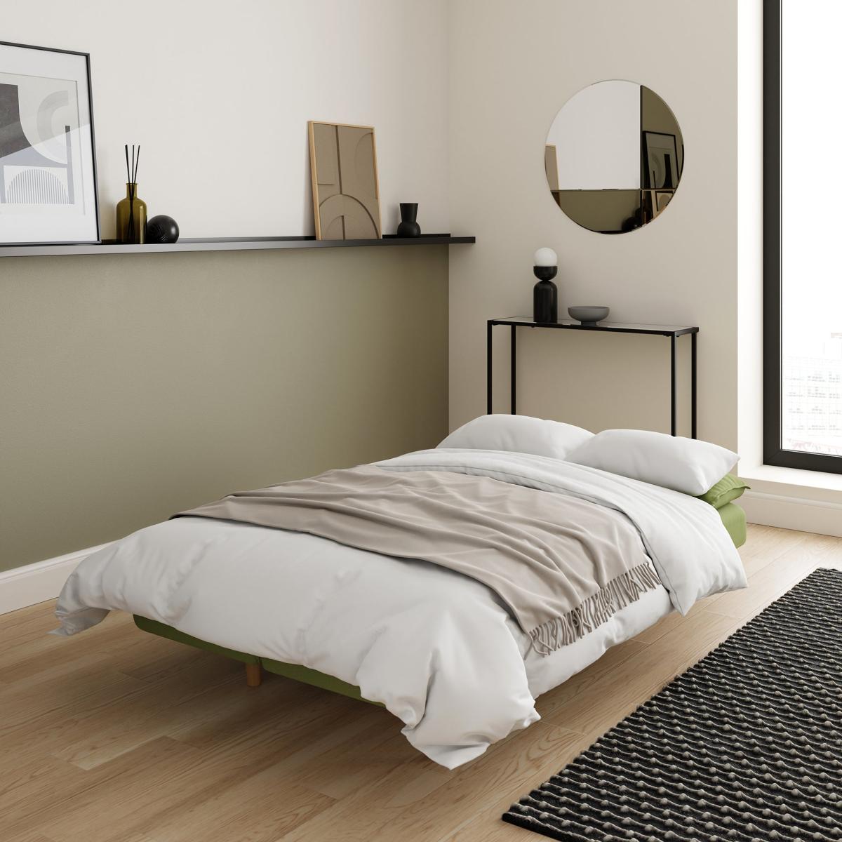 Mateo Flatweave Clic Clac Double Sofa Bed Light Moss – image 2