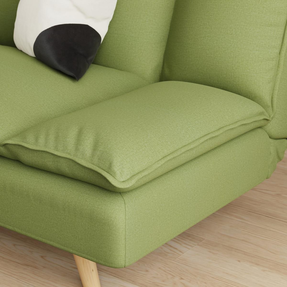 Mateo Flatweave Clic Clac Double Sofa Bed Light Moss – image 4