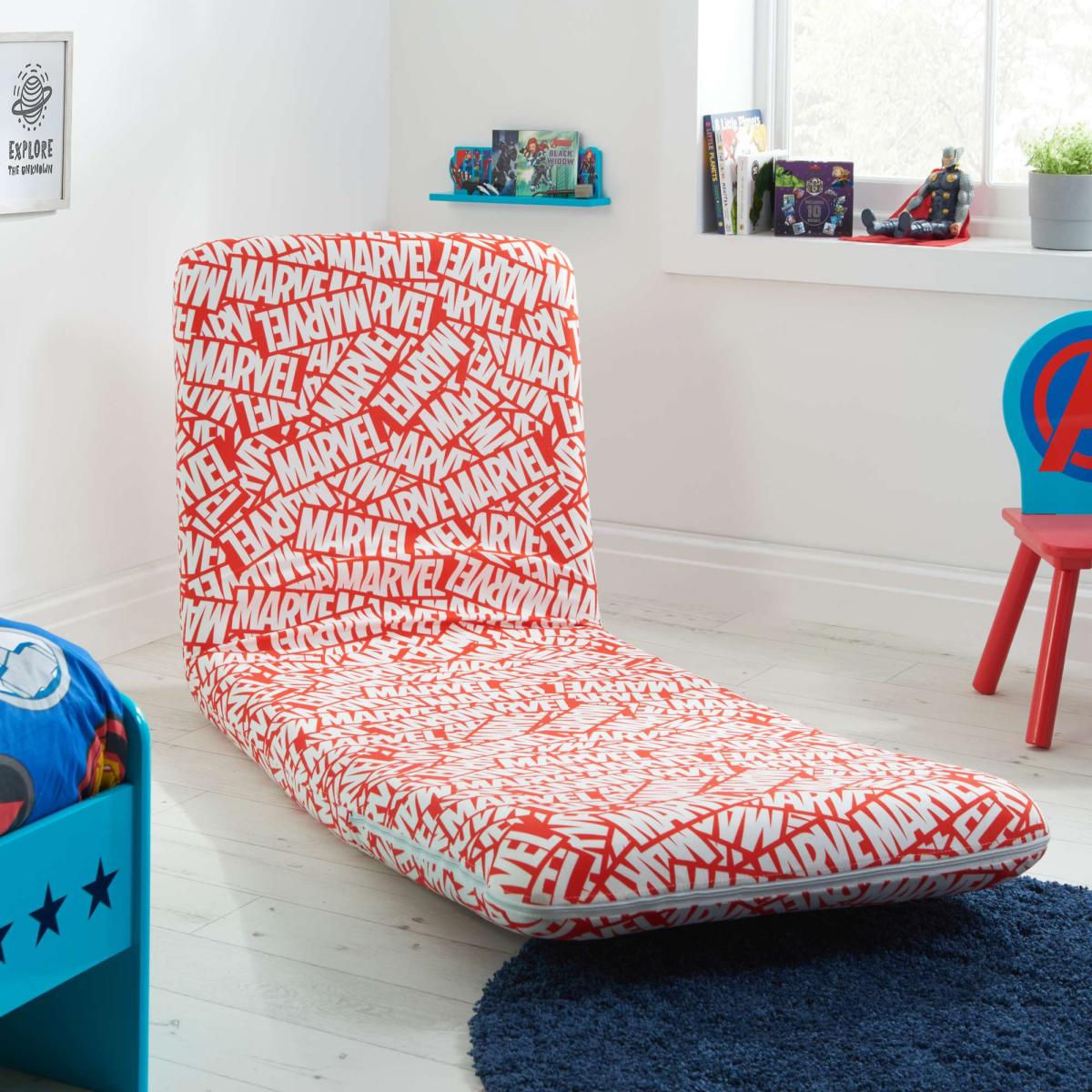 Marvel Fold Out Bed Chair Red – image 4