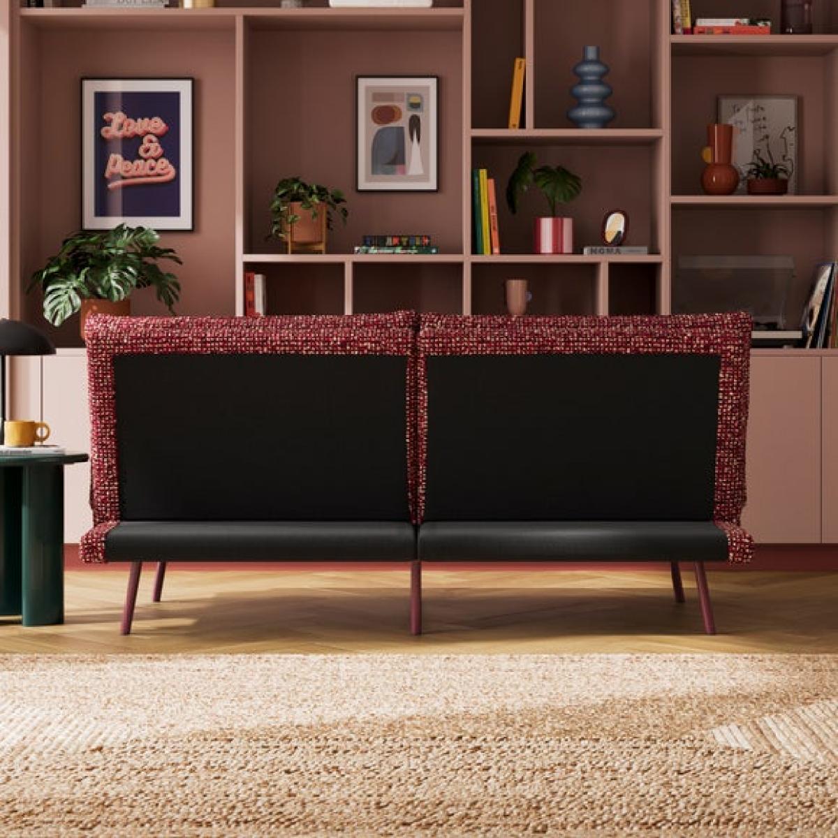 Elements Finn Textured Sherpa Clic Clac Sofa Bed – image 3