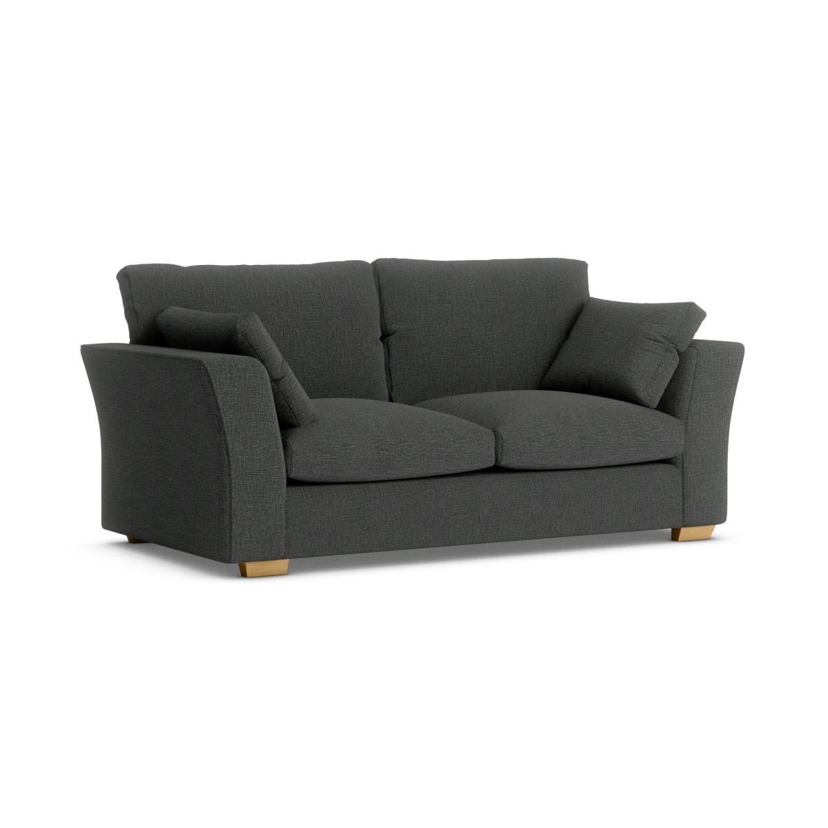 Blakeney Slub Cotton Blend Sofa Bed Slub Cotton Blend Black – image 3