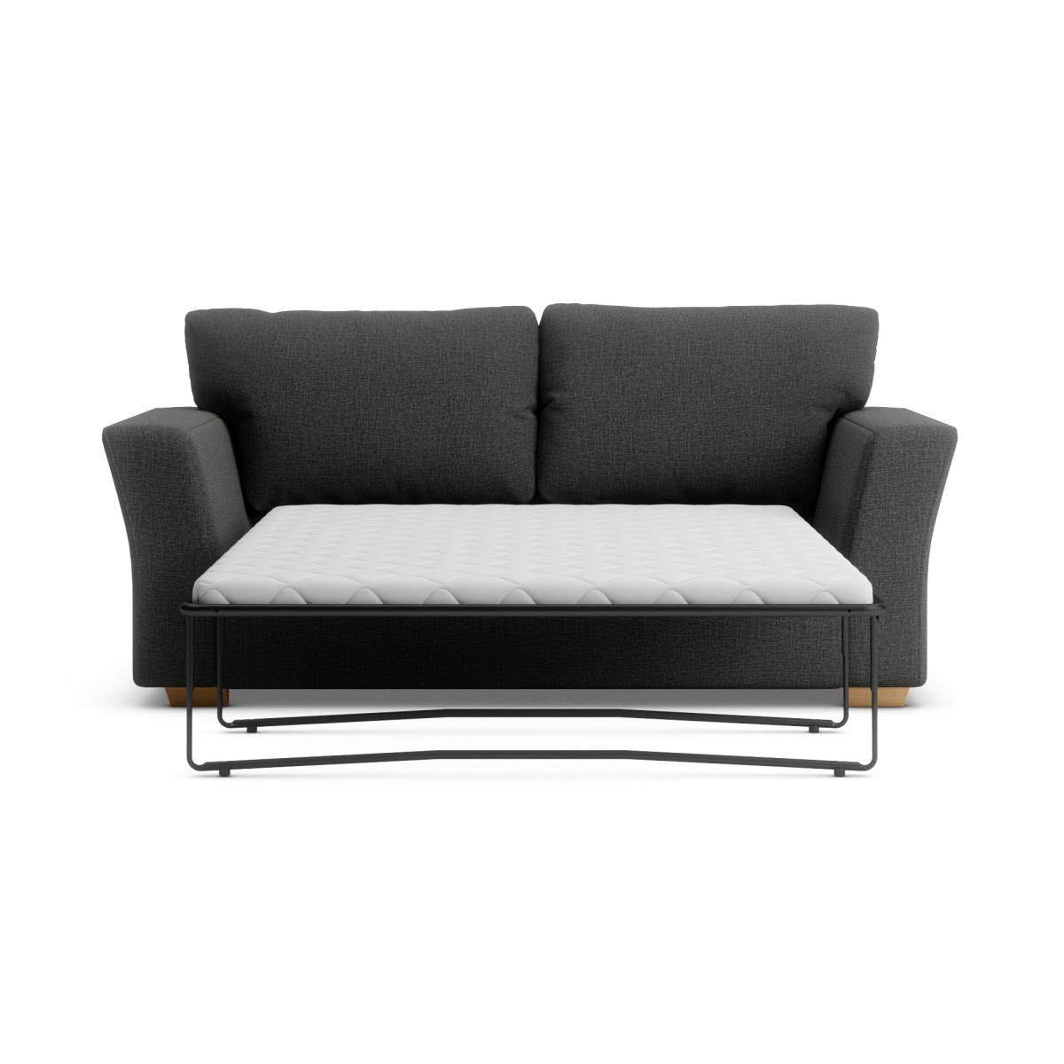 Blakeney Slub Cotton Blend Sofa Bed Slub Cotton Blend Black – image 5