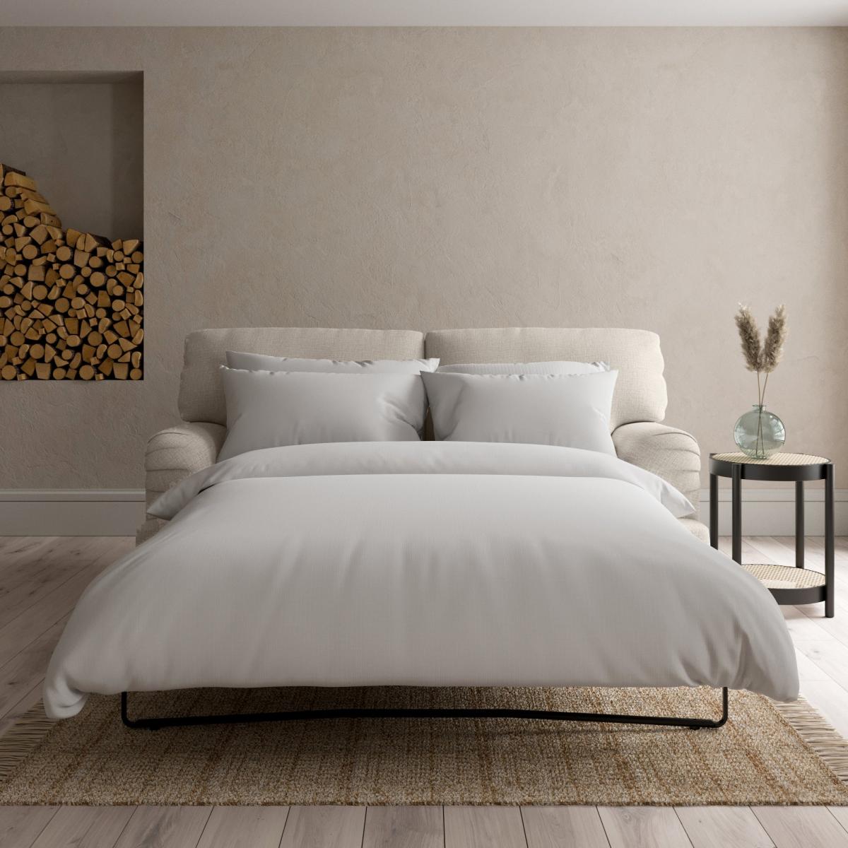 Darwin Textured Weave Sofa Bed Textured Weave Sandstone – image 2