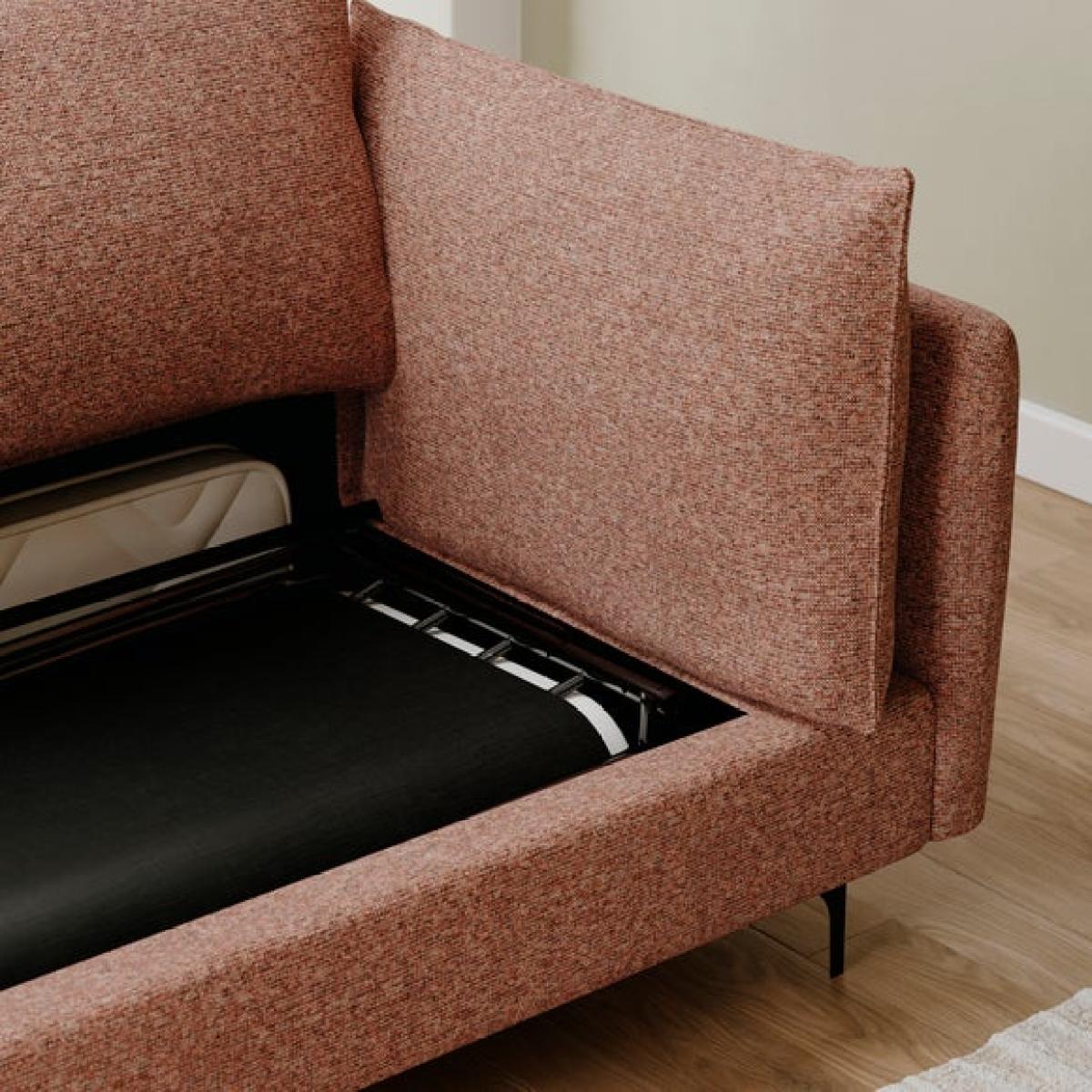 Ruby Fleck Chenille 2 Seater Sofa Bed – image 3