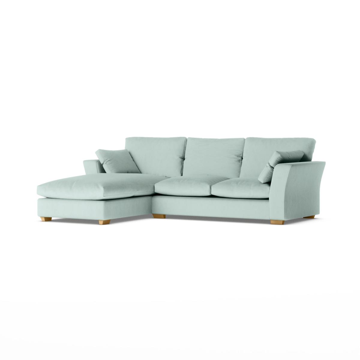 Blakeney Luxury Velvet Corner Sofa Bed Luxury Velvet Lilypad – image 3
