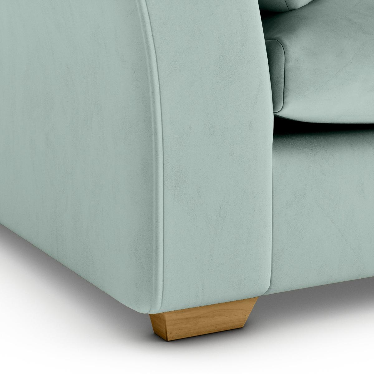 Blakeney Luxury Velvet Corner Sofa Bed Luxury Velvet Lilypad – image 8