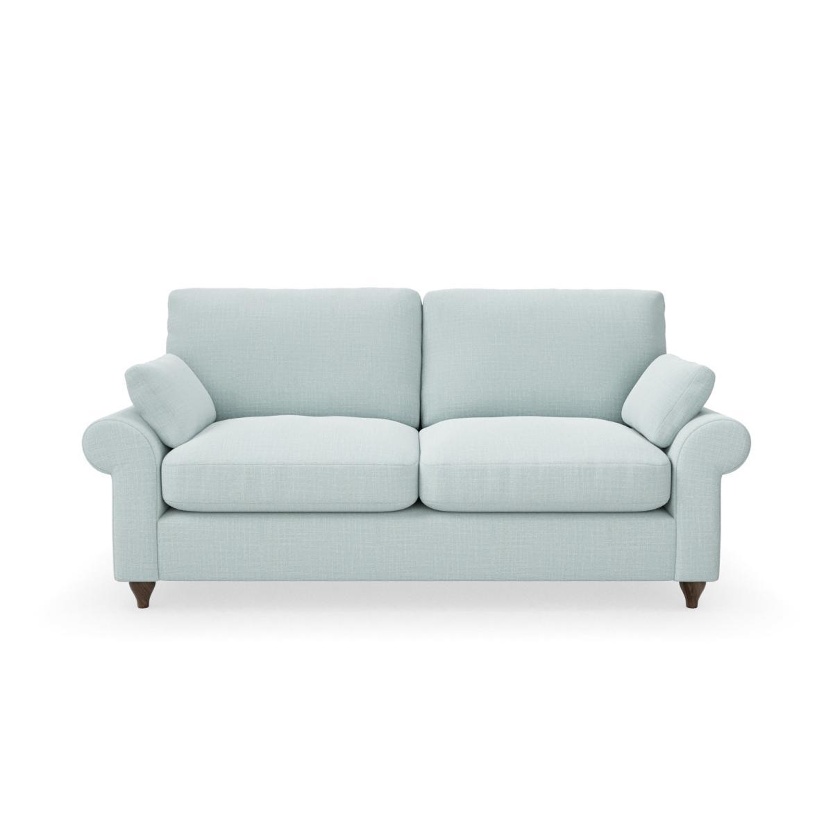 Salisbury Slub Cotton Blend 2 Seater Sofa Bed Slub Cotton Light Mineral – image 4