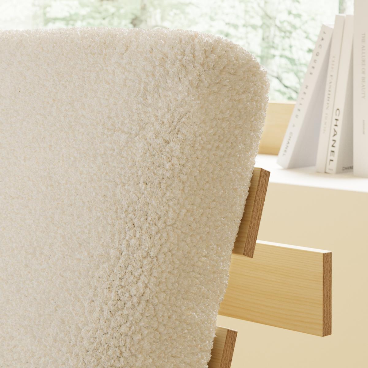Mito Sherpa Double Futon Ivory – image 4