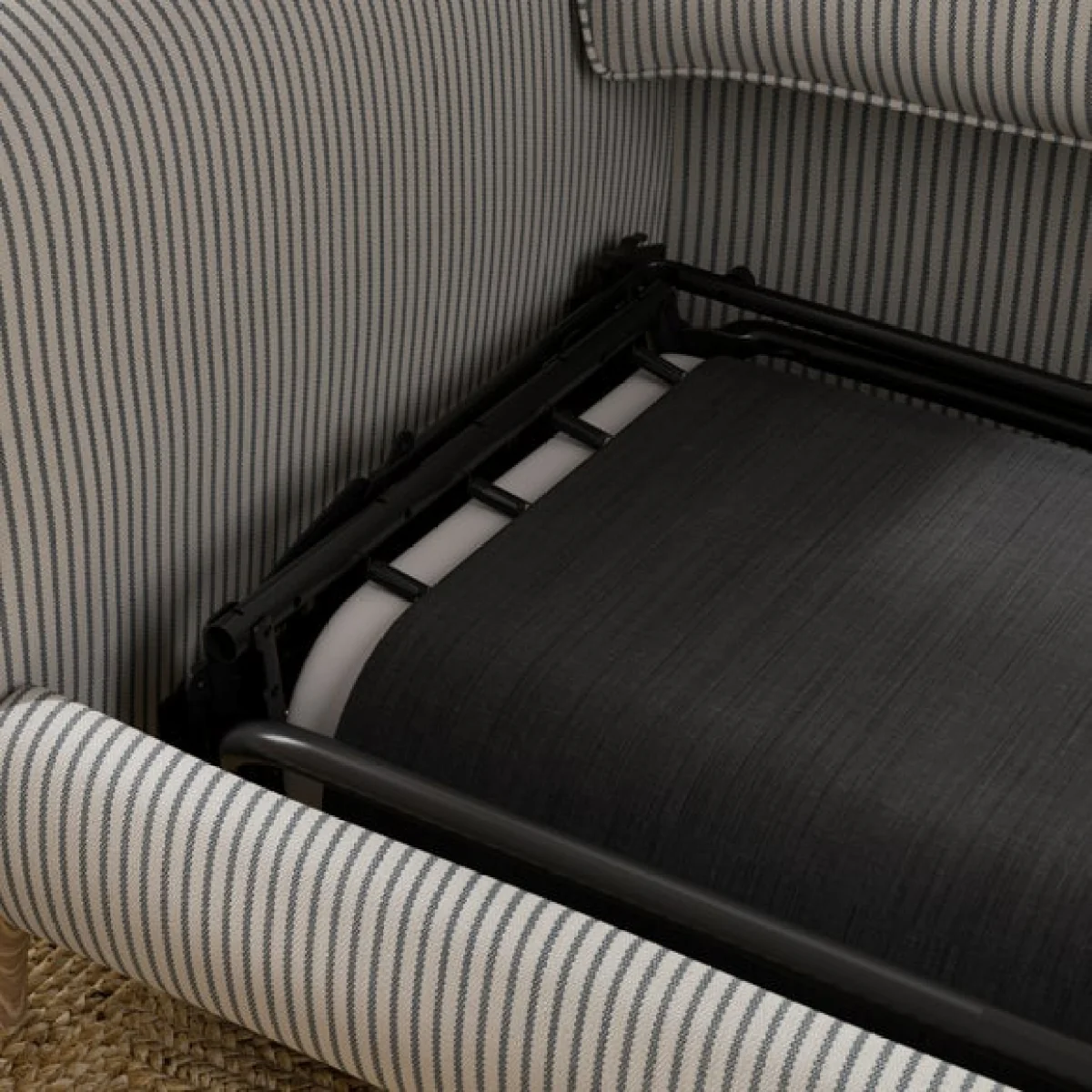 Millie Tiny Stripe Single Snuggle Sofa Bed – image 3