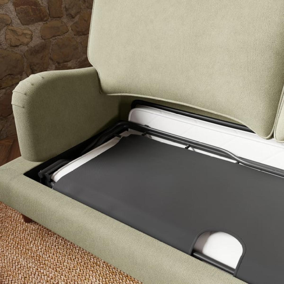 Beatrice II Soft Tonal Chenille 3 Seater Sofa Bed – image 3