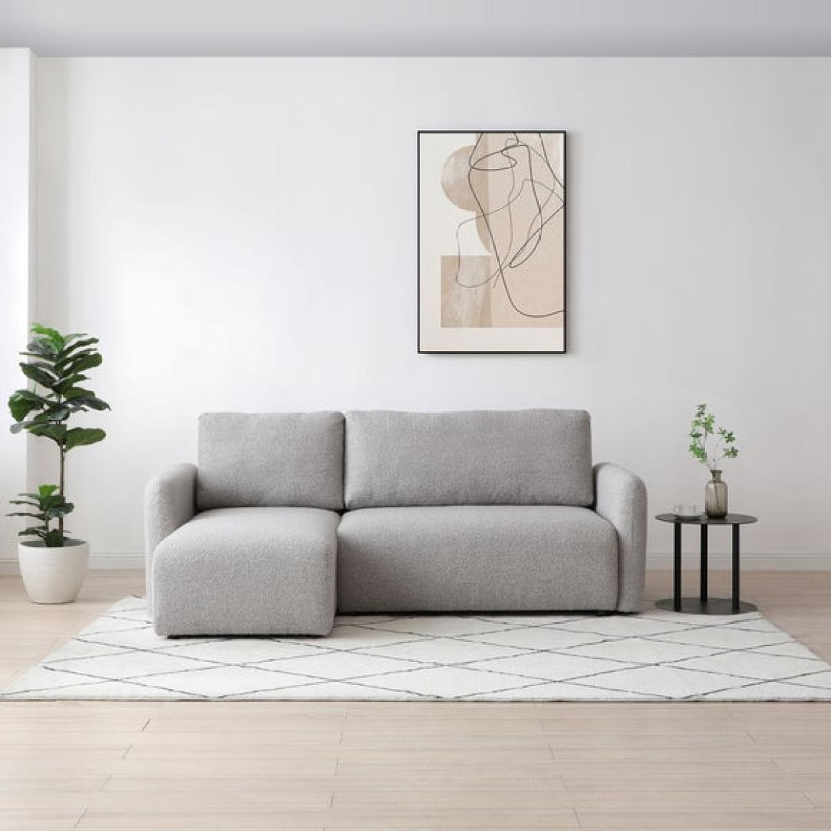 Finty Soft Boucle Corner Sofa Bed – image 3
