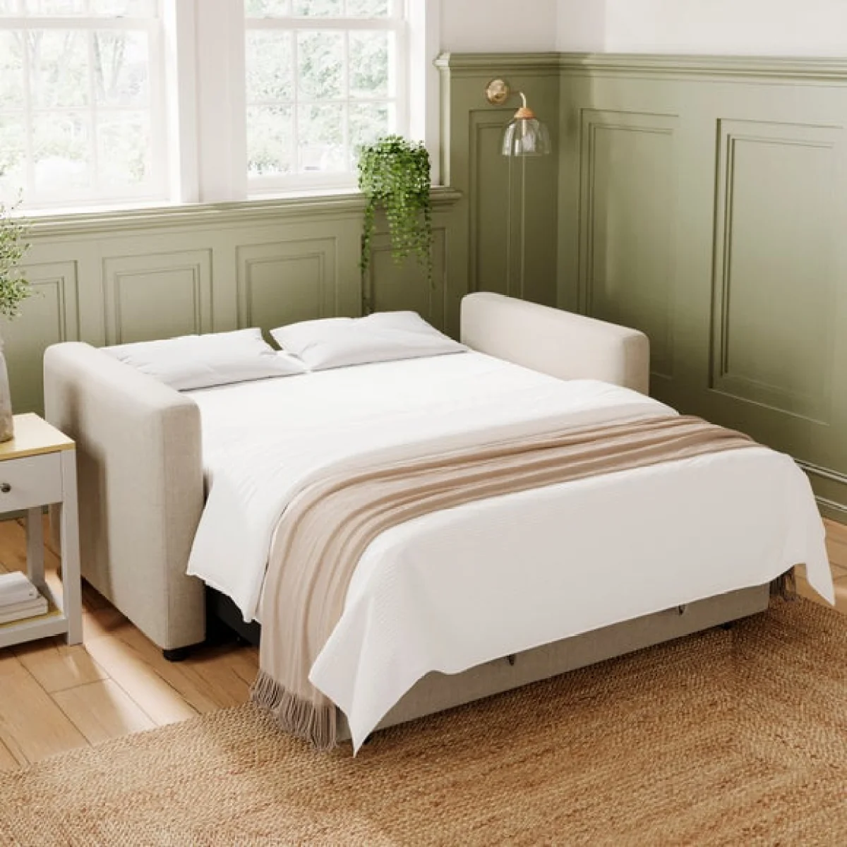 Barker Flatweave 2 Seater Trundle Sofa Bed – image 2