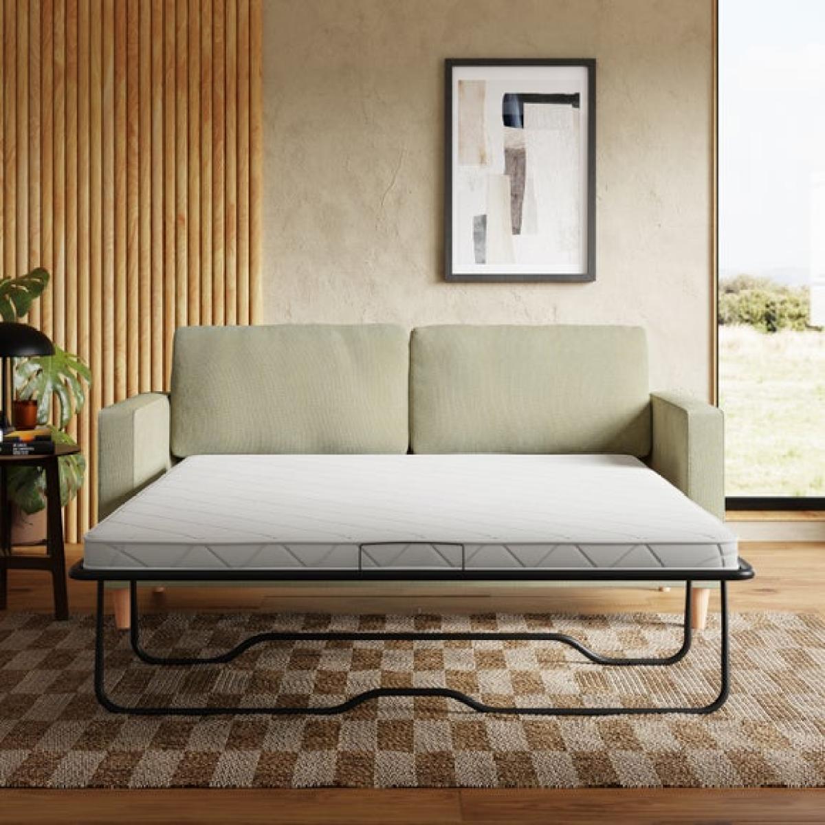 Zoe Casual Sit Soft Tonal Chenille 3 Seater Sofa Bed – image 4