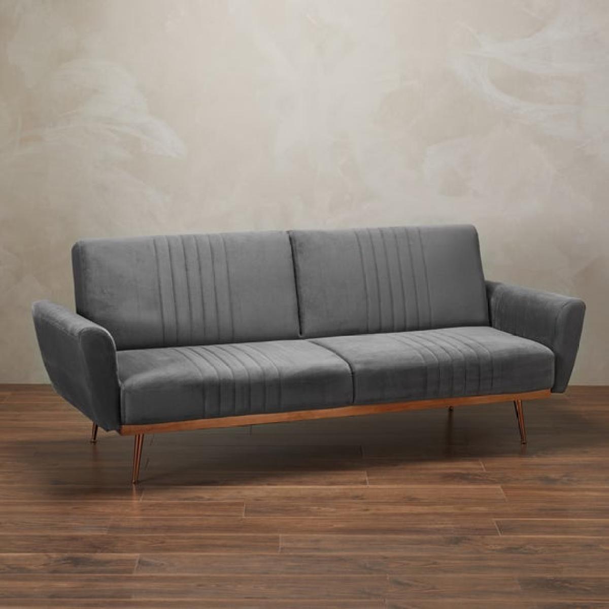 LPD Nico Velvet Clic Clac Sofa Bed – image 1