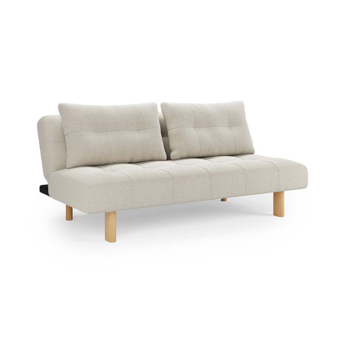 Lottie Boucle Two Tone Clic Clac Double Sofa Bed – image 6