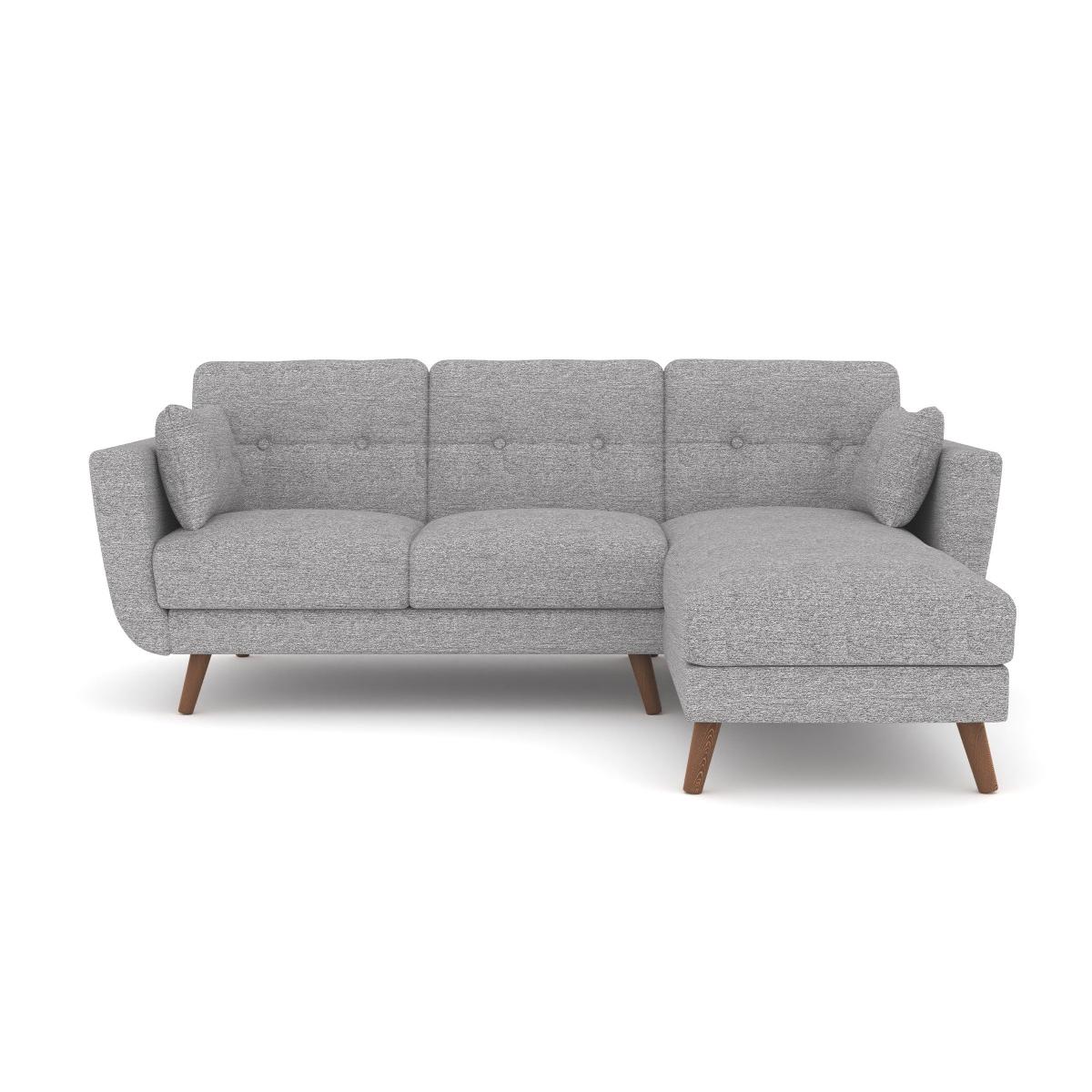 Bobby Linen Corner Sofa Bed Grey – image 3