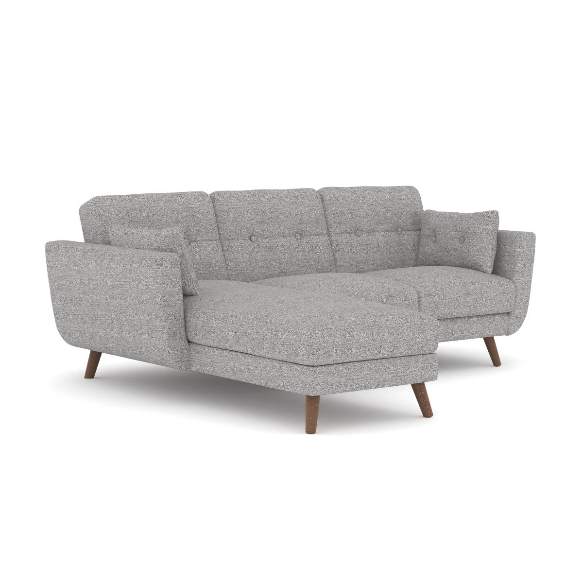 Bobby Linen Corner Sofa Bed Grey – image 4