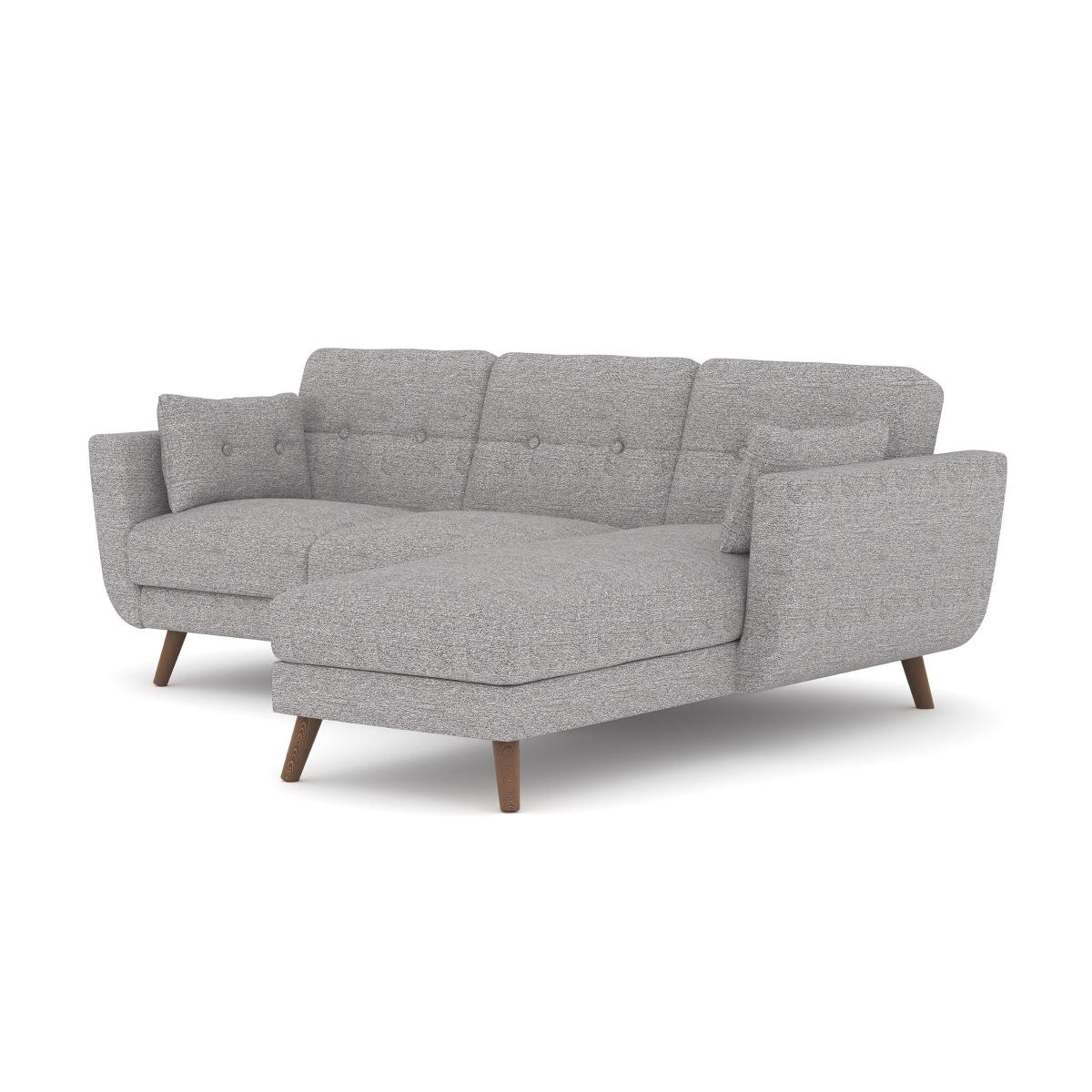 Bobby Linen Corner Sofa Bed Grey – image 5
