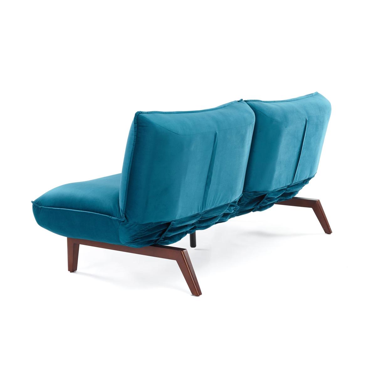 Audrey Sofabed Velvet Teal Teal (Blue) – image 17