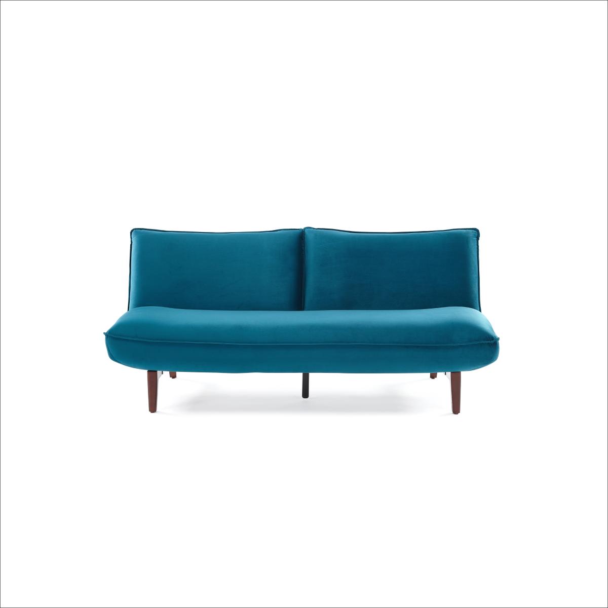 Audrey Sofabed Velvet Teal Teal (Blue) – image 7