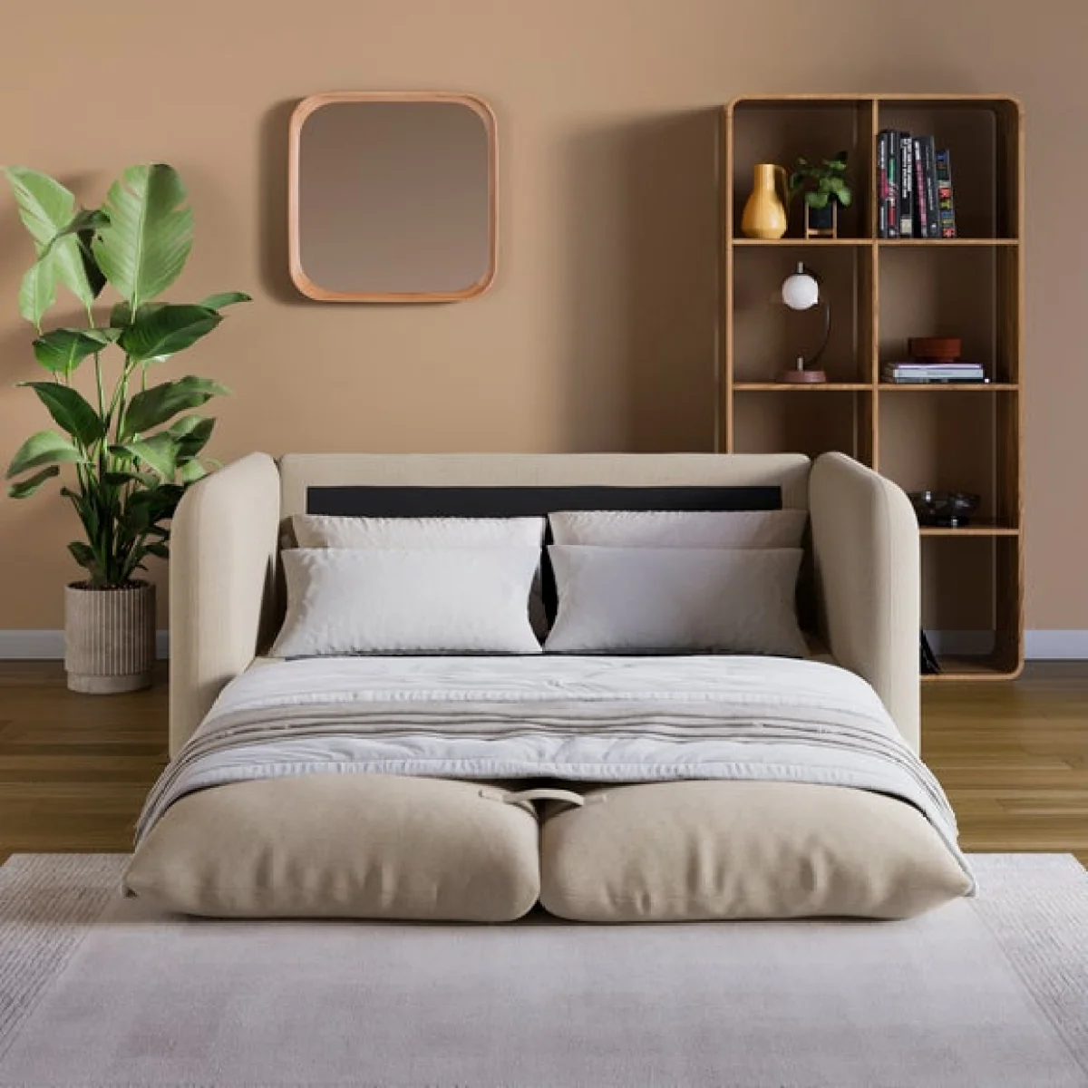Nolan Mid Weave Double Sofa Bed – image 2