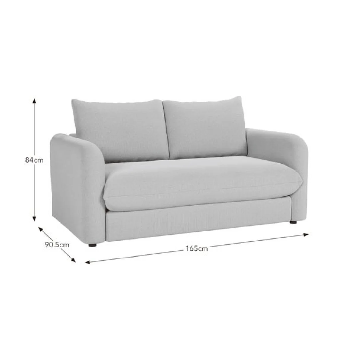 Nolan Mid Weave Double Sofa Bed – image 10
