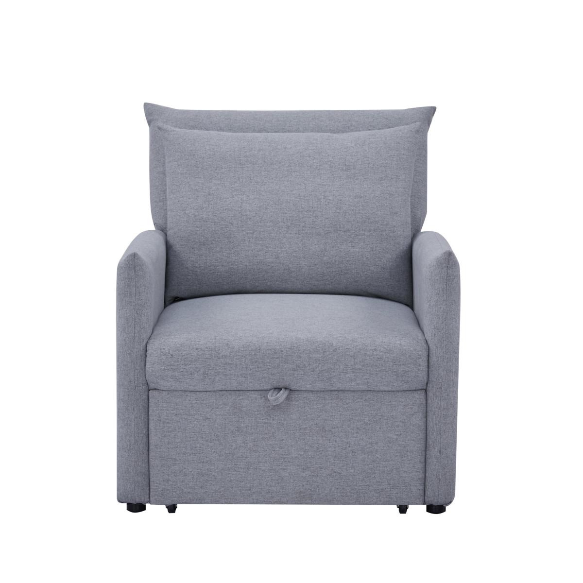 Grayson Grey Chair Bed Light Light Grey – image 2