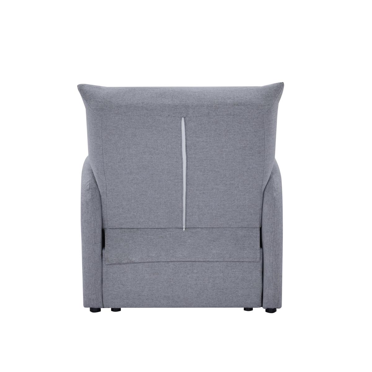 Grayson Grey Chair Bed Light Light Grey – image 4
