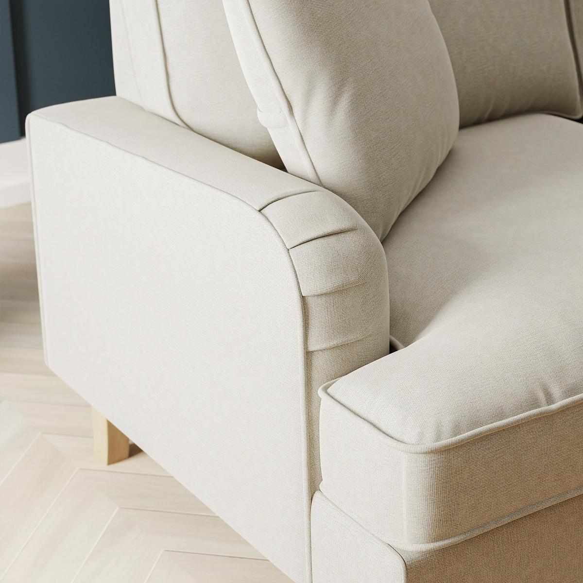 Beatrice Luna Snuggle Single Sofa Bed Natural – image 4